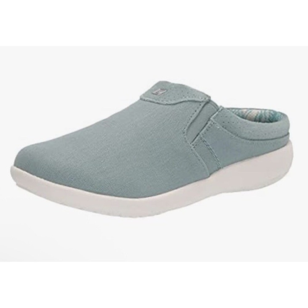 Spenco Mule Siesta Nuevo Mineral Blue Womens 8.5 B Arch Support New